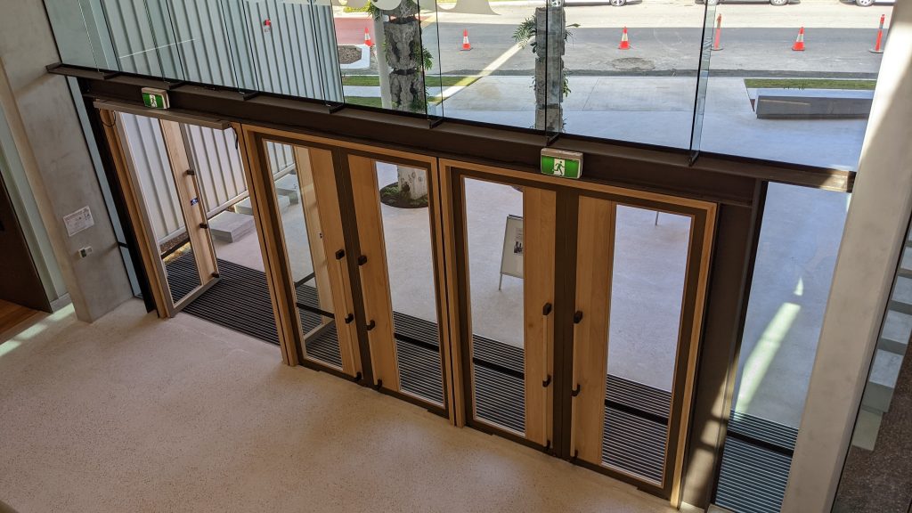 Thomas Dixon Centre exit doors
