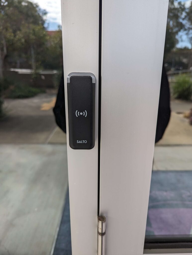 Salto wireless access control device upgrade at Brisbane Bayside State College